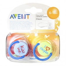 Ave­nt Fop­speen 6-18 maan­den 2 stuks 飞利浦新安怡安抚奶嘴