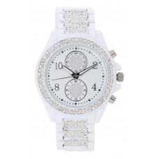 BIJOU & RIGITTE Watch - White Crystals 