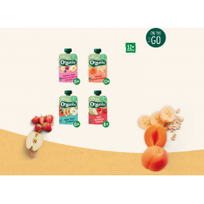 Organix Knijpfruit  6+/12+ Organix 宝宝果泥6月+/12月+