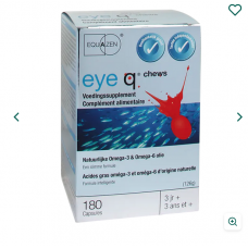 Equazen Springfield Eye Q Omega 3 & 6 180 stuks 儿童鱼油胶囊180粒 Equazen Springfield Eye Q Omega 3 & 6 180 stuks 儿童鱼油胶囊180粒