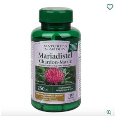 Nature's Garden Mariadistel, 250mg (100 Capsules)花园店奶蓟草护肝片 100粒 Nature's Garden Mariadistel, 250mg (100 Capsules)花园店奶蓟草护肝片 100粒
