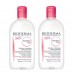 Bioderma Sébium/Sensibio H2O Micellaire Oplossing 2x500ml 贝德玛 净妍控油/防敏 卸妆水 2x500ml Bioderma Sébium/Sensibio H2O Micellaire Oplossing 2x500ml 贝德玛 净妍控油/防敏 卸妆水 2x500ml