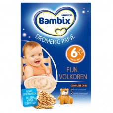 Bambix Dromerig papje fijn volkoren晚安米糊原味(6个月+)  250g