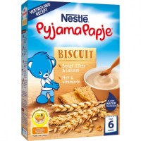 NESTLÉ PyjamaPapje® Biscuit雀巢小麦营养米糊饼干(6月+)250g NESTLÉ PyjamaPapje® Biscuit雀巢小麦营养米糊饼干(6月+)250g