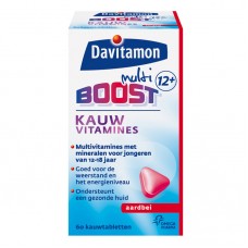 Davitamon儿童复合维生素草莓味 (12-18岁) 60粒 Davitamon儿童复合维生素草莓味 (12-18岁) 60粒