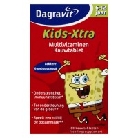Dagravit 幼儿复合维生素片含益生菌6-12岁 60粒 Dagravit 幼儿复合维生素片含益生菌6-12岁 60粒