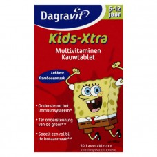 Dagravit 幼儿复合维生素片含益生菌6-12岁 60粒 Dagravit 幼儿复合维生素片含益生菌6-12岁 60粒