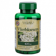 Nature's Garden Vlierbes 400mg 100 stuks Nature's Garden Vlierbes 400mg 100 stuks