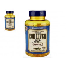 De Tuinen Cod Liver Oil 1000mg 花园鳕鱼鱼油  240粒
