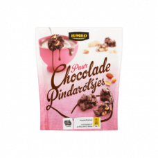 Jumbo Puur Chocolade Pindarotsjes 150g Jumbo Puur Chocolade Pindarotsjes 150g