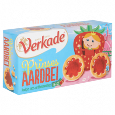Verkade Prinses Aardbei 5 x 2 Stuks 145g Verkade Prinses Aardbei 5 x 2 Stuks 145g
