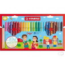 Viltstift Stabilo Cappi 24stuks assorti 思笔乐24色水彩笔 Viltstift Stabilo Cappi 24stuks assorti 思笔乐24色水彩笔