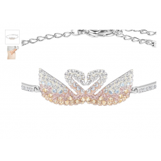 Swarovski New Iconic Swan Bangle, Gold tone 5256264施华洛世奇新标志性天鹅手镯,金色调 Swarovski New Iconic Swan Bangle, Gold tone 5256264施华洛世奇新标志性天鹅手镯,金色调
