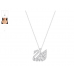 Swarovski New Swan Lake Pendant, Small, White 5296469 施华洛世奇新天鹅湖小吊坠,白色 Swarovski New Swan Lake Pendant, Small, White 5296469 施华洛世奇新天鹅湖小吊坠,白色