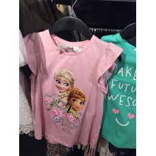 H&M meisje T shirt 女童T恤纯棉短袖 H&M meisje T shirt 女童T恤纯棉短袖